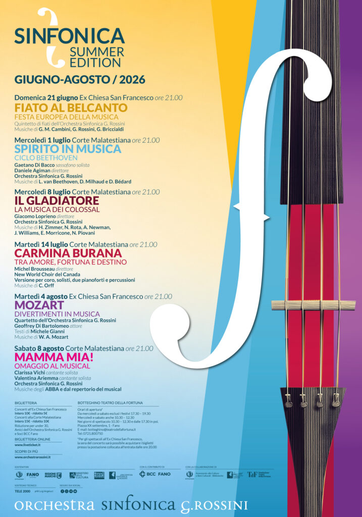 Sinfonica summer Edition 2026 Fano
